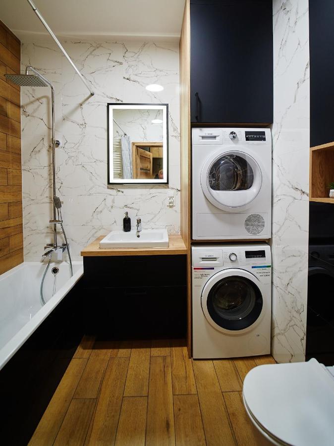 Апартаменты Apartament ,, Cos Niecos ,, Suwalki Loft, Klimatyzacja, Prywatny Parking, Monitorowane Zamkniete Osiedle Экстерьер фото